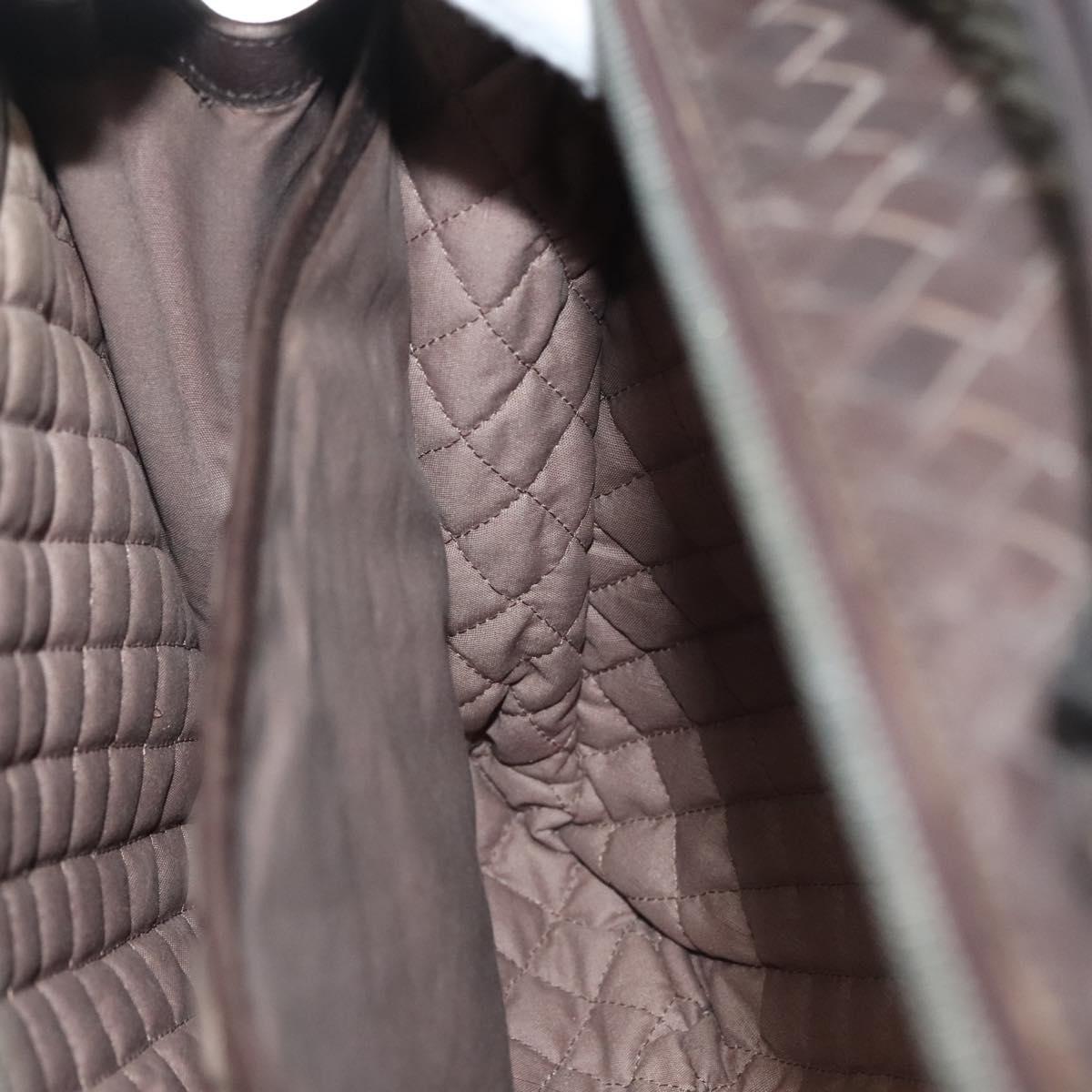 BOTTEGA VENETA INTRECCIATO Business Bag Leather Dark Brown Auth bs29285