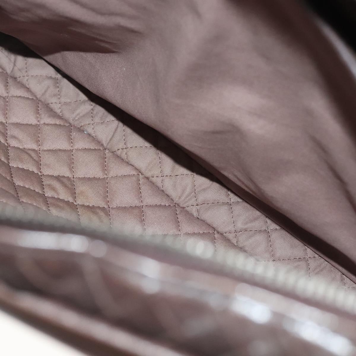 BOTTEGA VENETA INTRECCIATO Business Bag Leather Dark Brown Auth bs29285