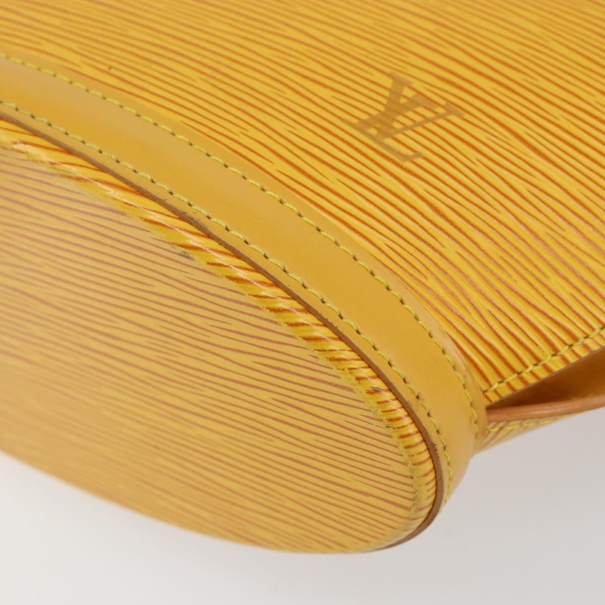 LOUIS VUITTON Epi Saint Jacques Hand Bag Yellow M52279 LV Auth bs29292