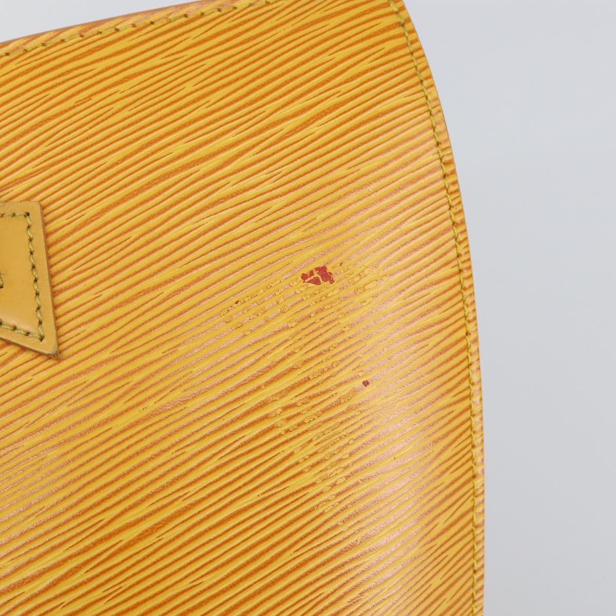 LOUIS VUITTON Epi Saint Jacques Hand Bag Yellow M52279 LV Auth bs29292