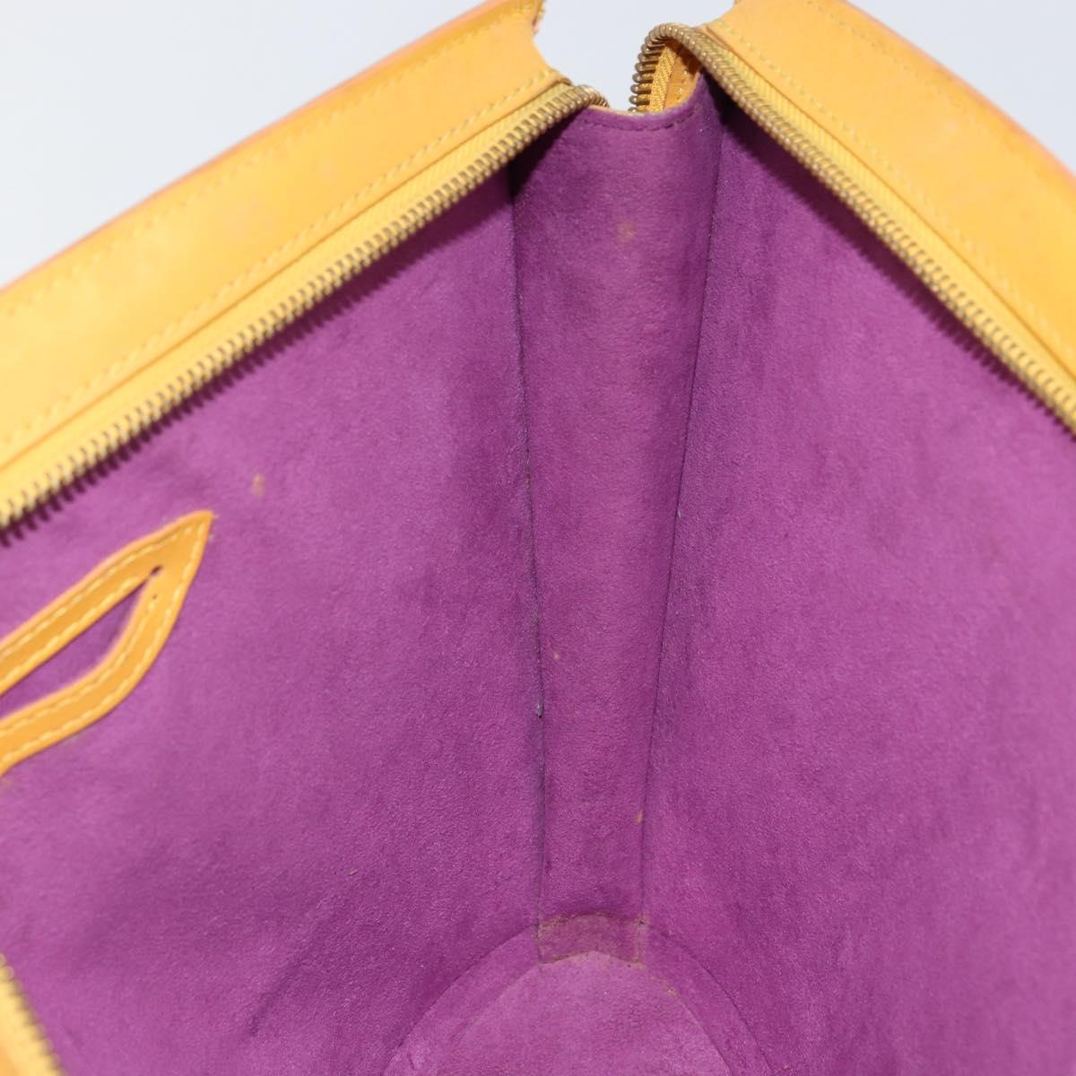 LOUIS VUITTON Epi Saint Jacques Hand Bag Yellow M52279 LV Auth bs29292