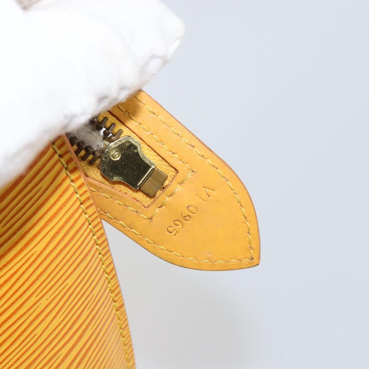 LOUIS VUITTON Epi Saint Jacques Hand Bag Yellow M52279 LV Auth bs29292