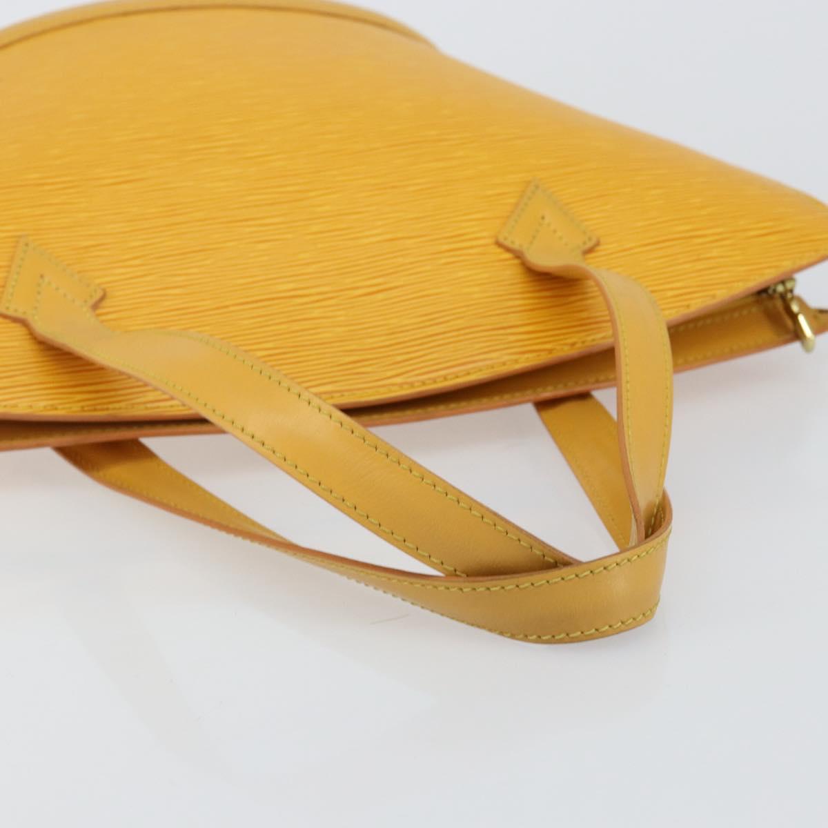 LOUIS VUITTON Epi Saint Jacques Hand Bag Yellow M52279 LV Auth bs29292