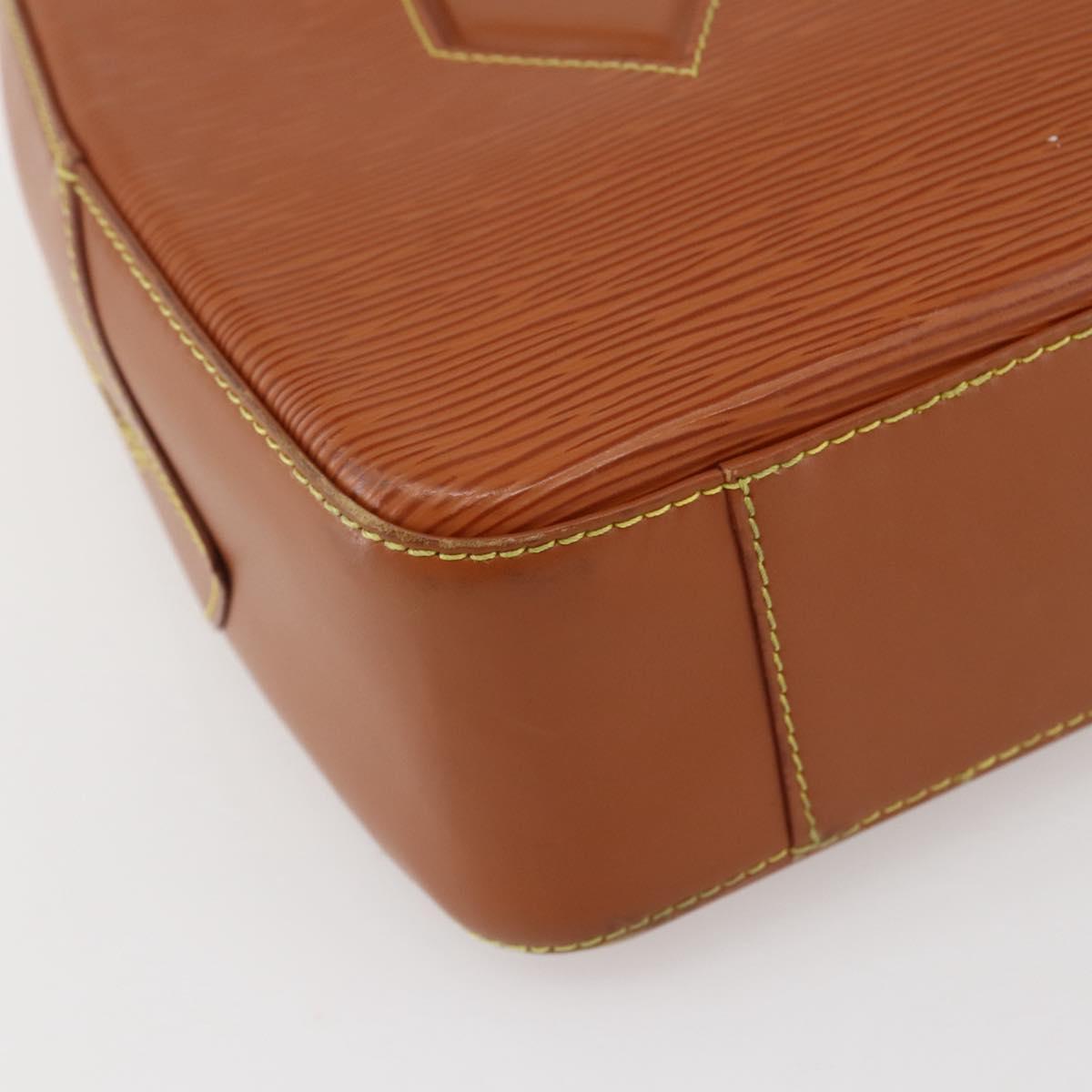 LOUIS VUITTON Epi Voltaire Hand Bag Brown M52438 LV Auth bs29294
