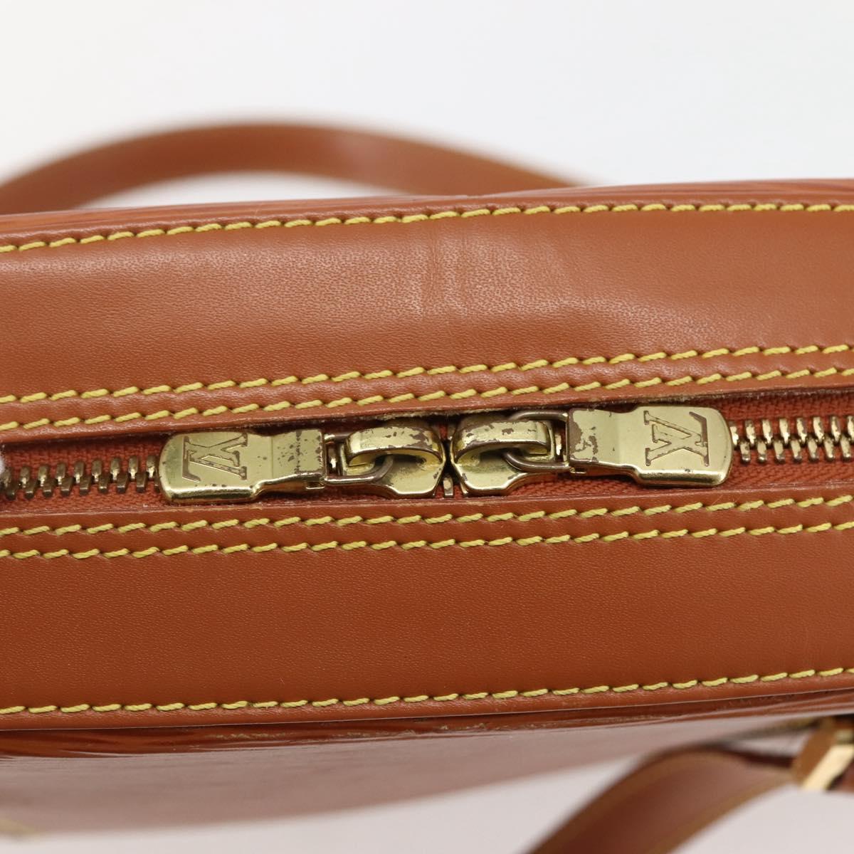 LOUIS VUITTON Epi Voltaire Hand Bag Brown M52438 LV Auth bs29294