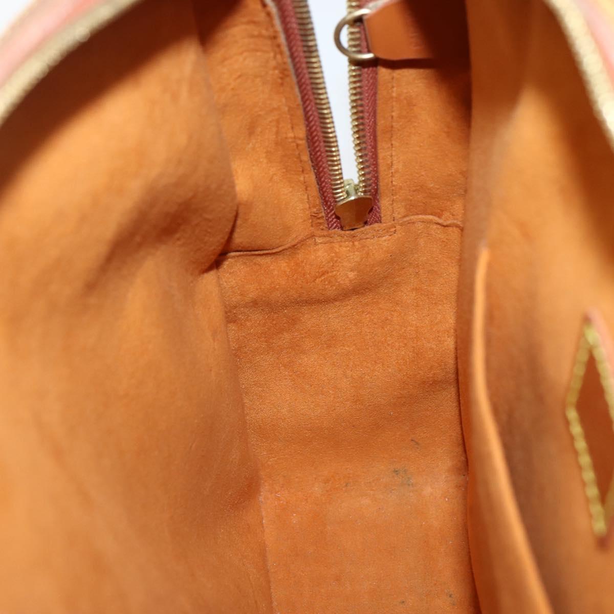 LOUIS VUITTON Epi Voltaire Hand Bag Brown M52438 LV Auth bs29294