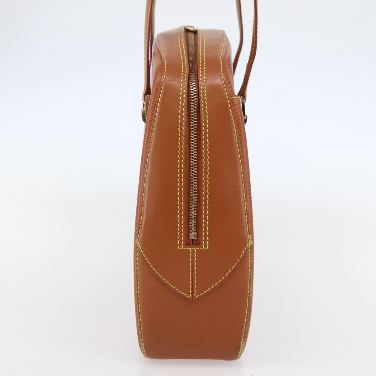 LOUIS VUITTON Epi Voltaire Hand Bag Brown M52438 LV Auth bs29294