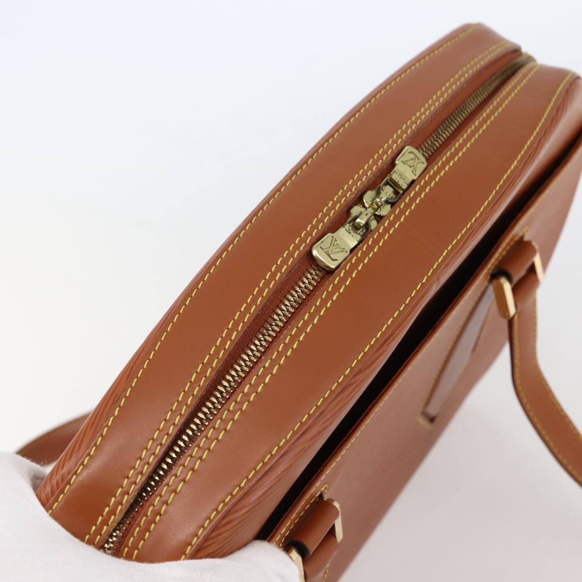 LOUIS VUITTON Epi Voltaire Hand Bag Brown M52438 LV Auth bs29294