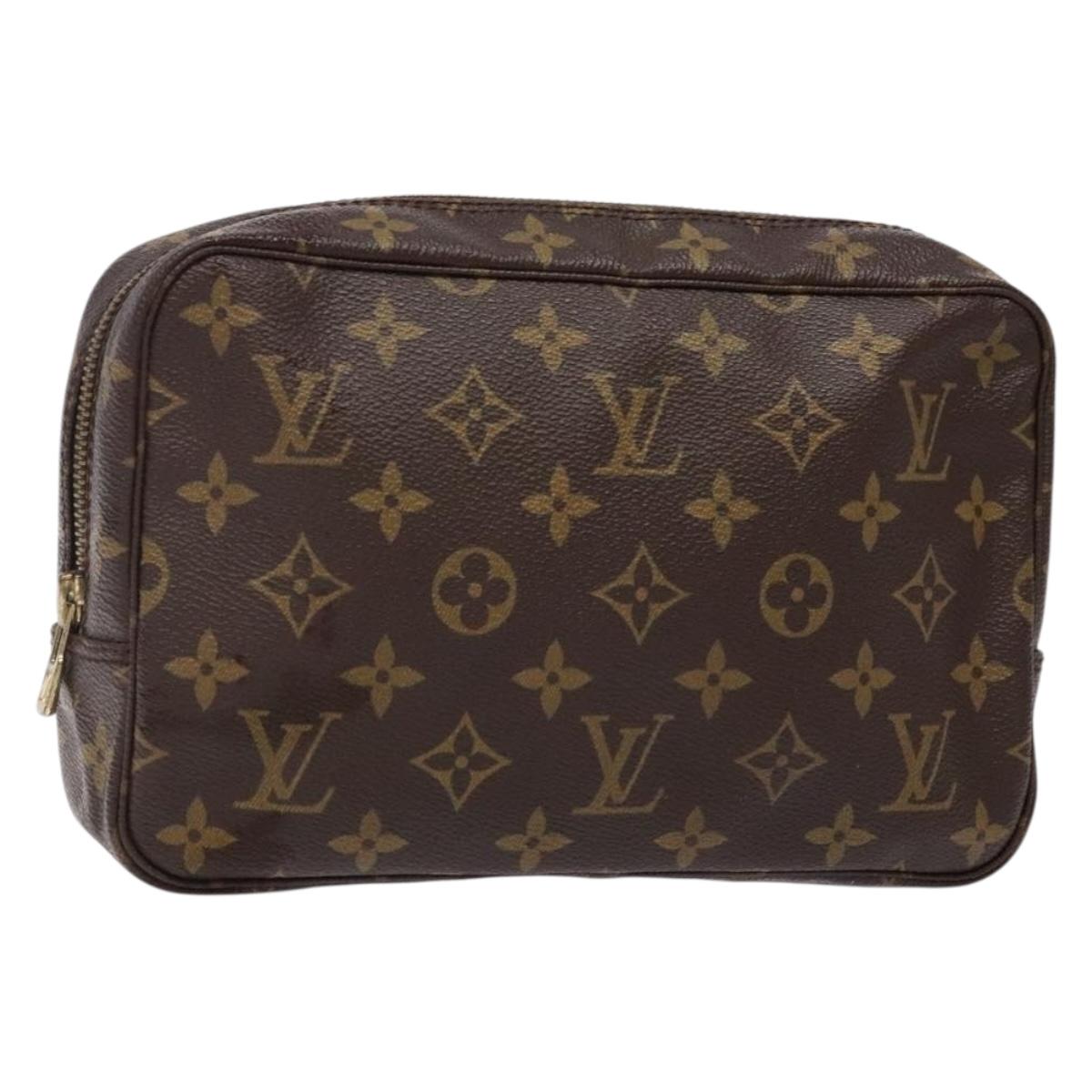 LOUIS VUITTON Monogram Trousse Toilette 23 Clutch Bag M47524 LV Auth bs29307