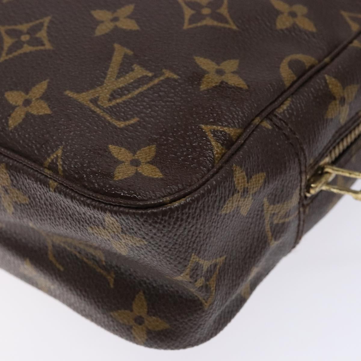 LOUIS VUITTON Monogram Trousse Toilette 23 Clutch Bag M47524 LV Auth bs29307