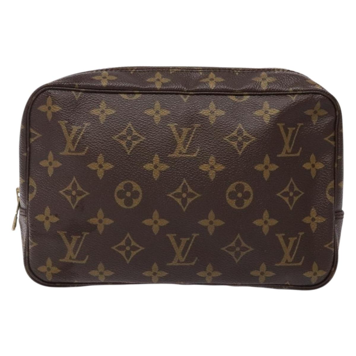 LOUIS VUITTON Monogram Trousse Toilette 23 Clutch Bag M47524 LV Auth bs29307
