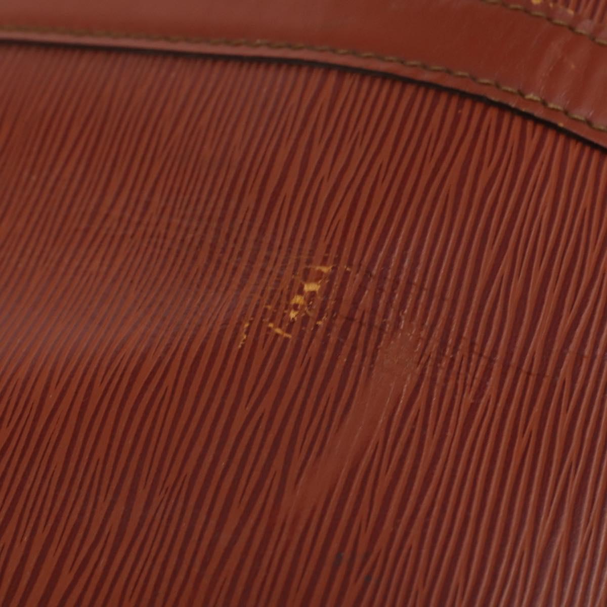 LOUIS VUITTON Epi Keepall 50 Boston Bag Brown M42968 LV Auth bs29308