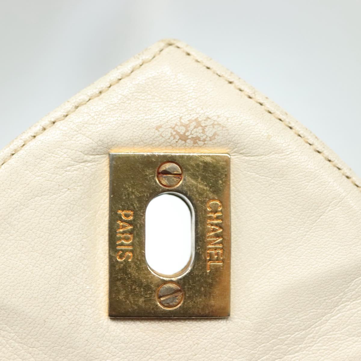 CHANEL Tote Bag Canvas Yellow Gold CC Auth bs29342