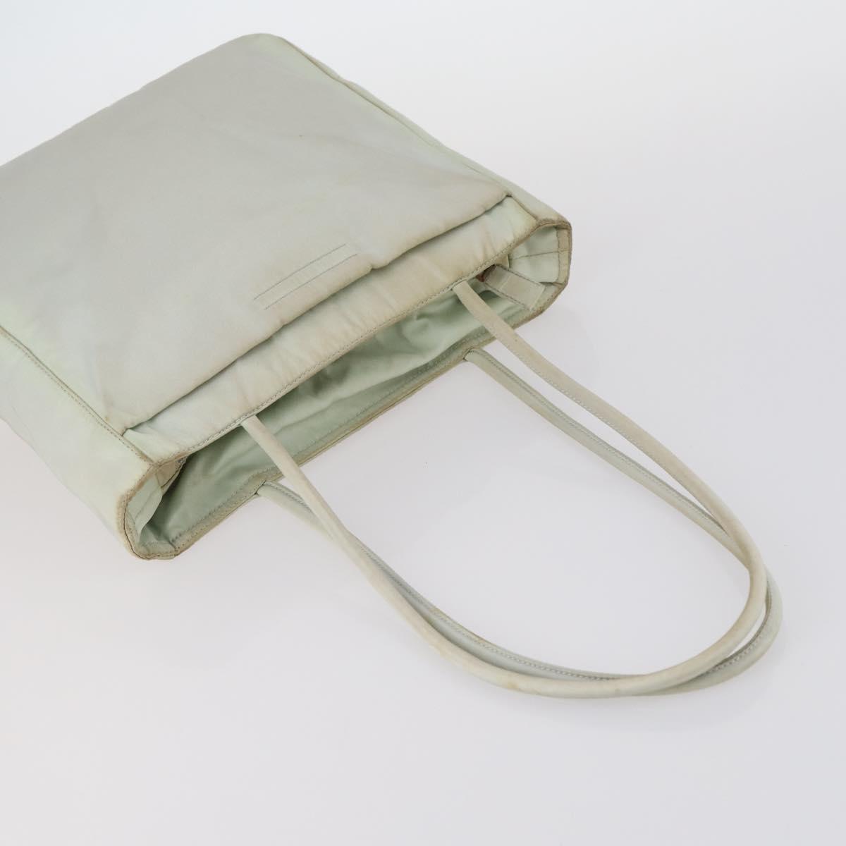 PRADA Bag Nylon Canvas 7Set Green Beige black Auth bs29372