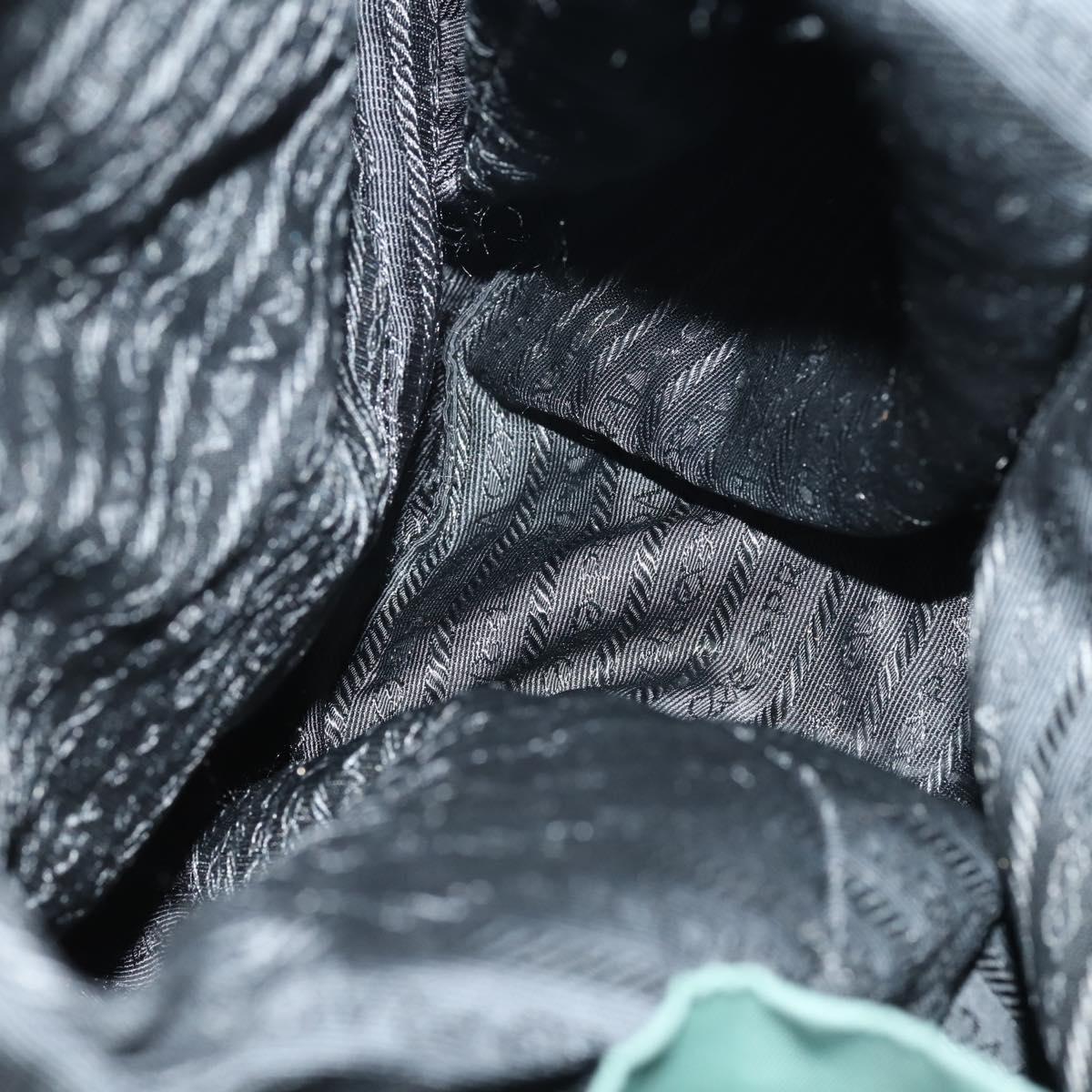 PRADA Bag Nylon Canvas 7Set Green Beige black Auth bs29372