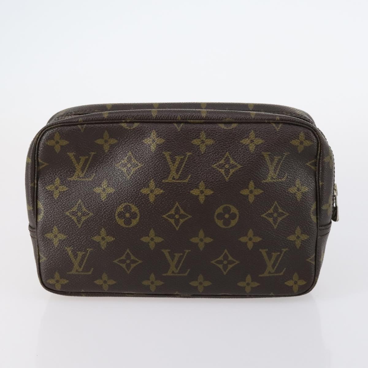 LOUIS VUITTON Monogram Taiga Bag 5Set Green LV Auth bs29377