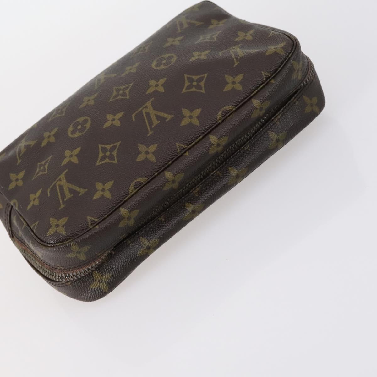 LOUIS VUITTON Monogram Taiga Bag 5Set Green LV Auth bs29377