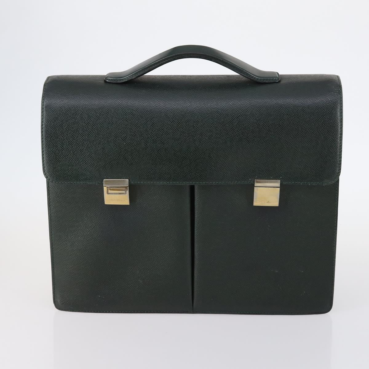 LOUIS VUITTON Monogram Taiga Bag 5Set Green LV Auth bs29377