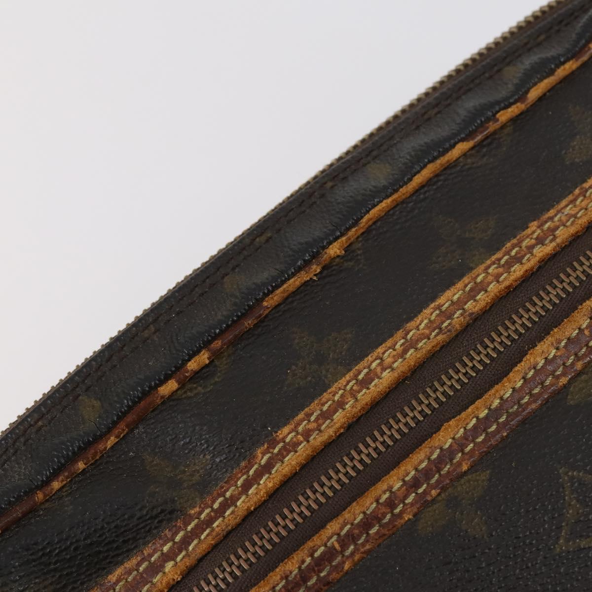 LOUIS VUITTON Monogram Taiga Bag 5Set Green LV Auth bs29377