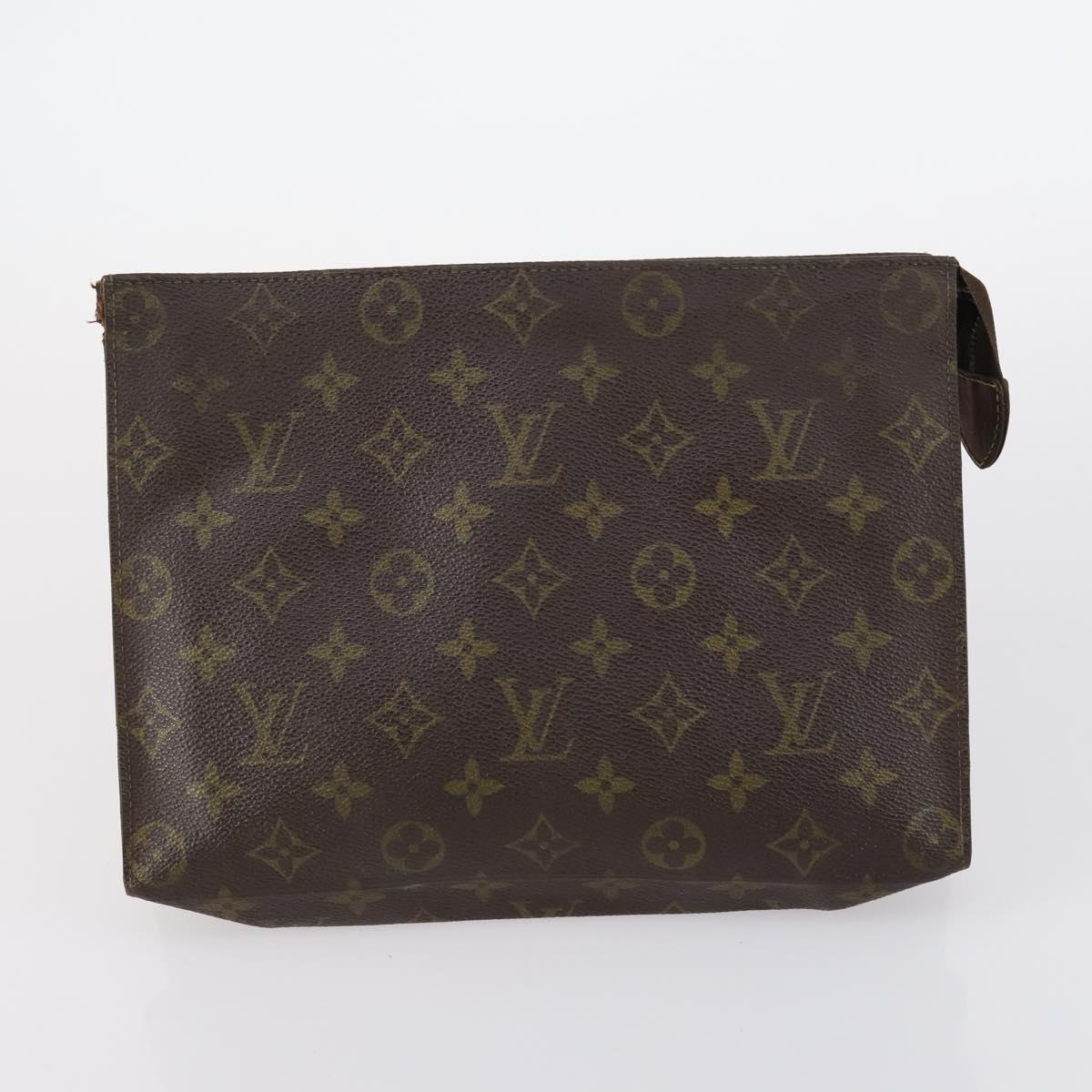 LOUIS VUITTON Monogram Taiga Bag 5Set Green LV Auth bs29377