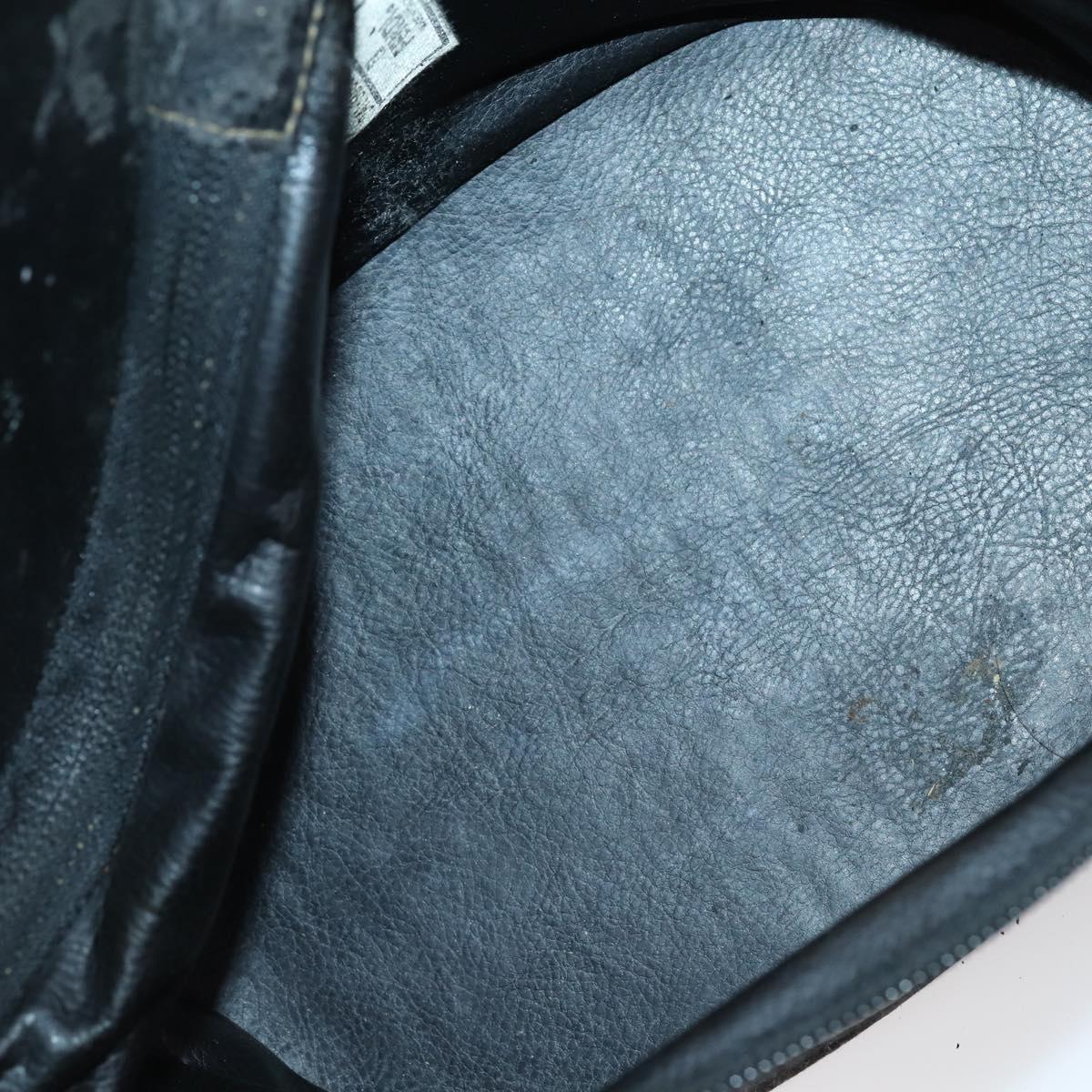 FENDI Zucchino Hand Bag Canvas PVC 7Set Brown Black Auth bs29383