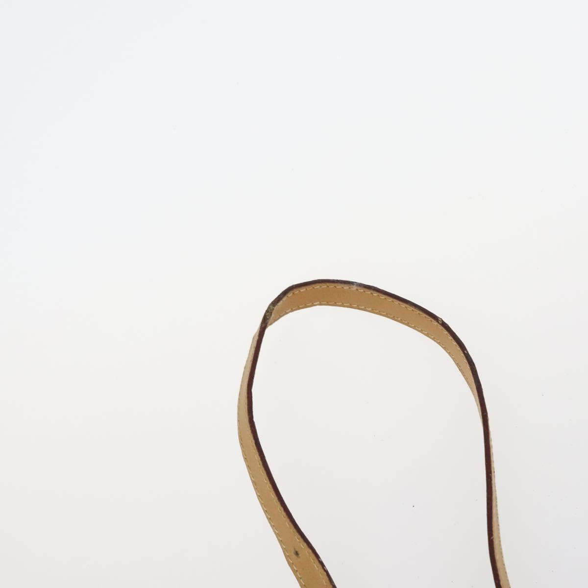 FENDI Zucchino Hand Bag Canvas PVC 7Set Brown Black Auth bs29383