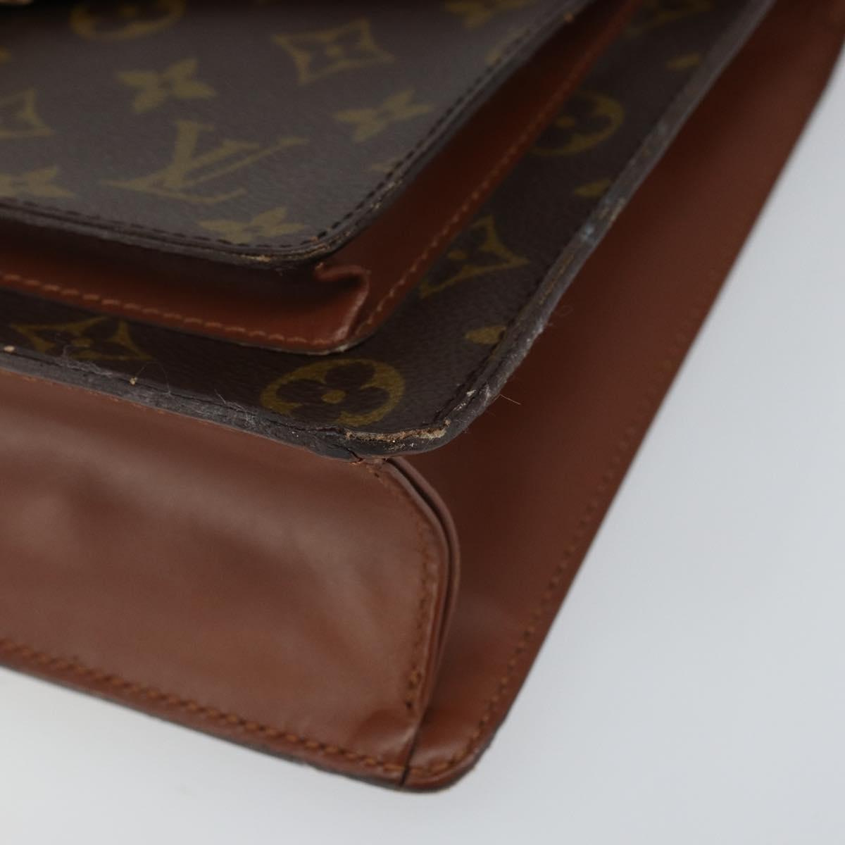 LOUIS VUITTON Monogram Monceau 28 Hand Bag M51185 LV Auth bs29406