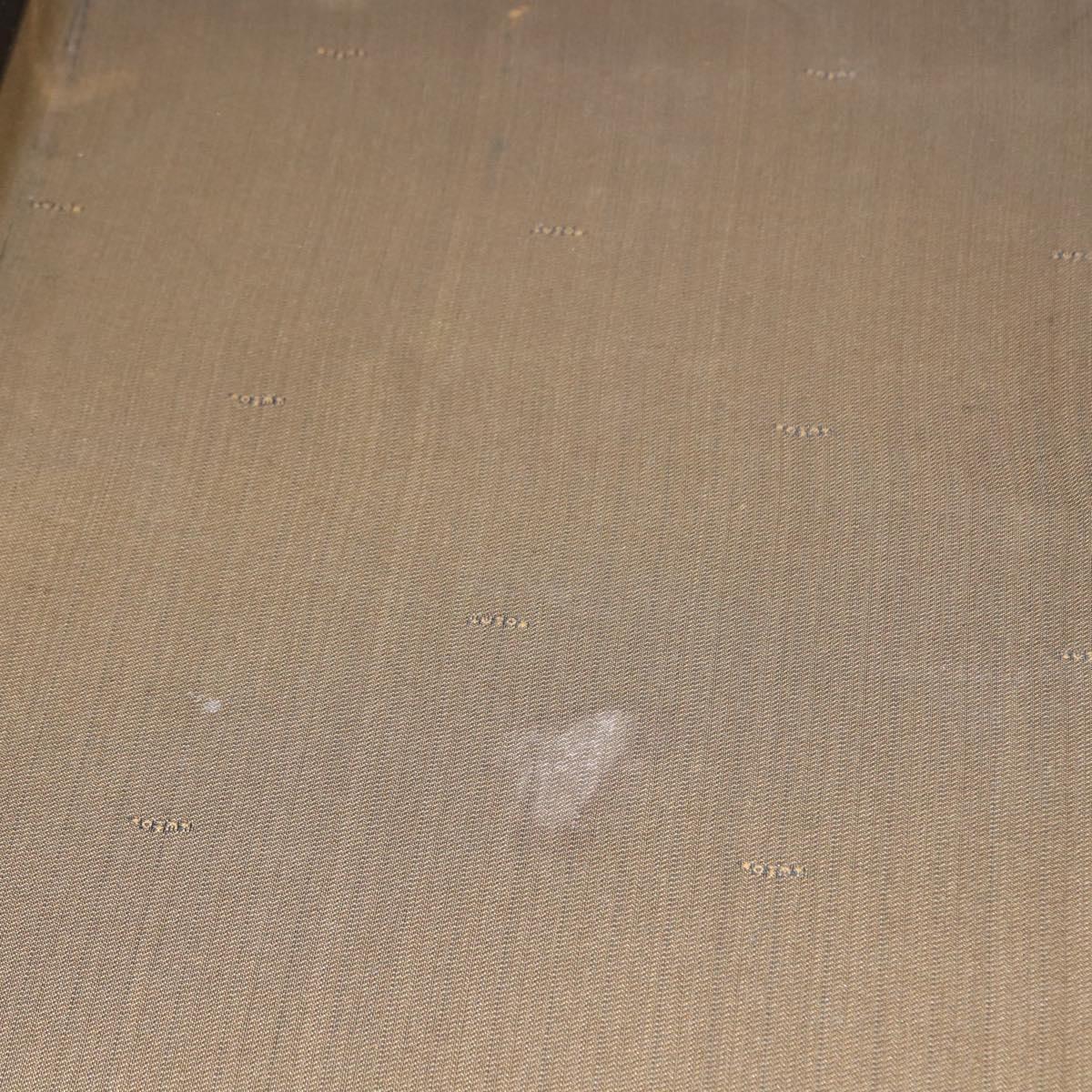 FENDI Attache case Hand Bag Leather Black Auth bs29431