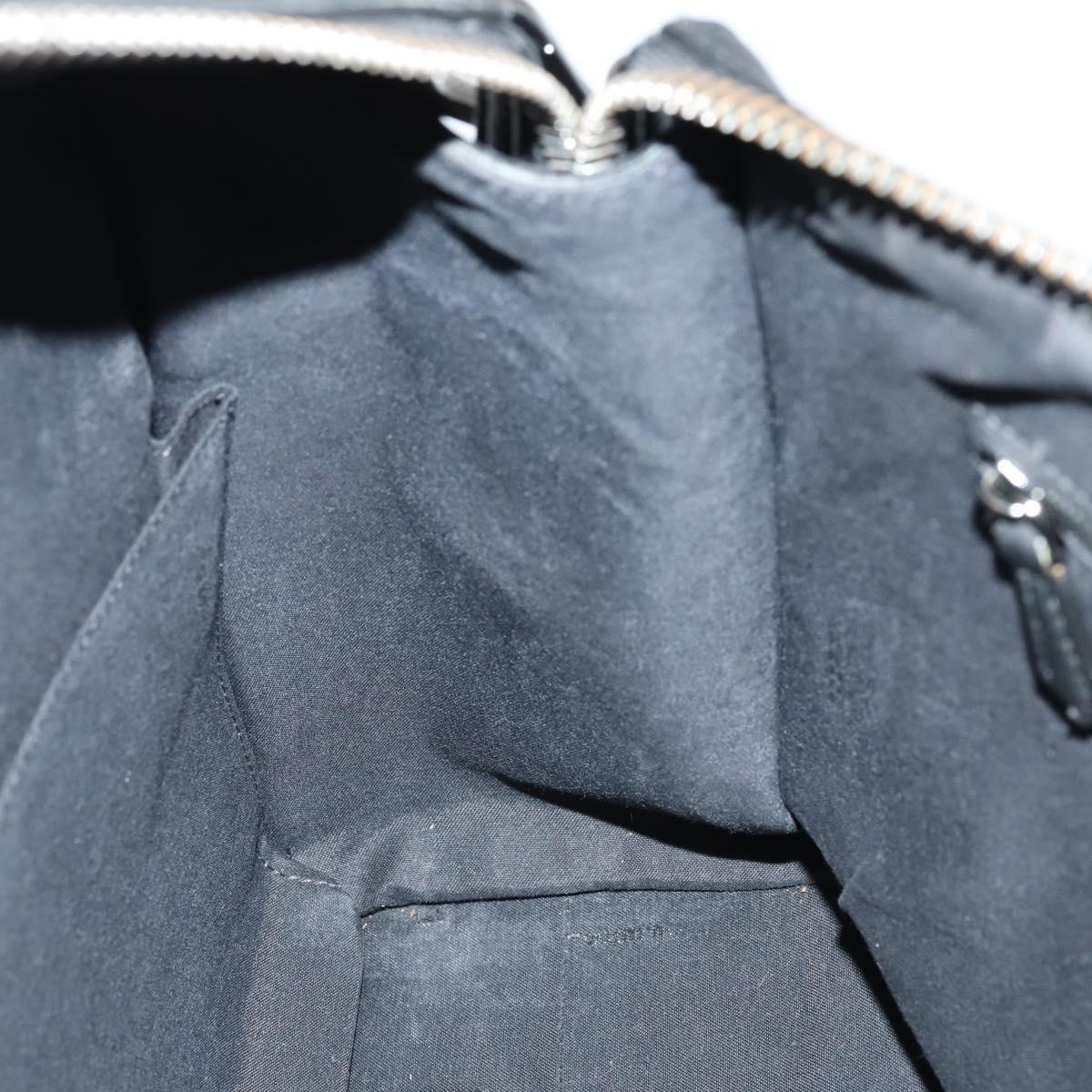 FENDI Hand Bag Leather 2way Black Auth bs29449