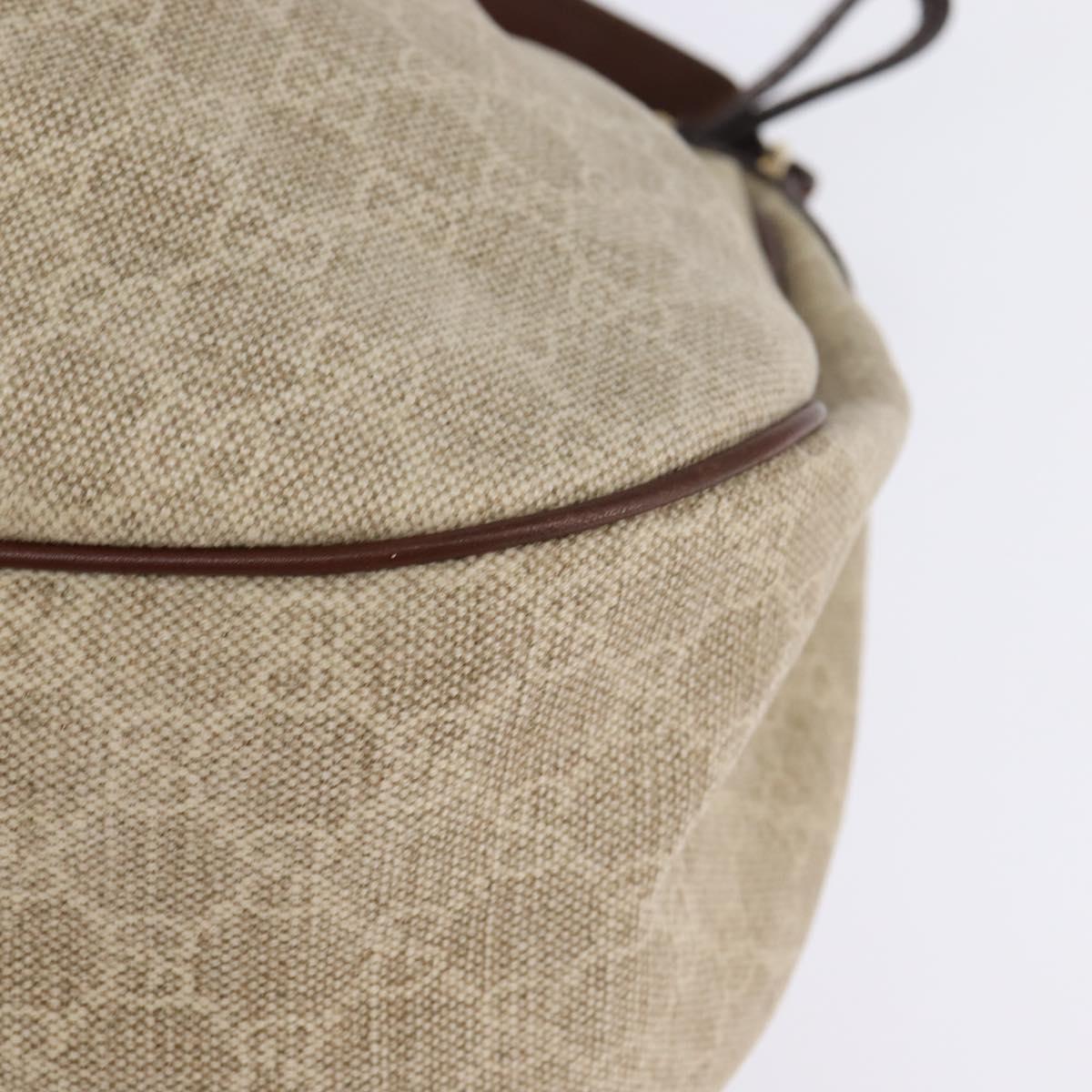 GUCCI Sukey GG Canvas Shoulder Bag Beige Gold 232955 Auth bs29486