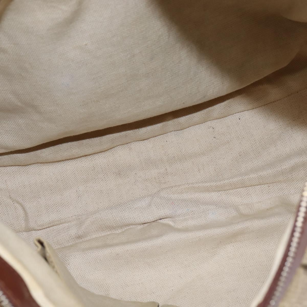 GUCCI Sukey GG Canvas Shoulder Bag Beige Gold 232955 Auth bs29486
