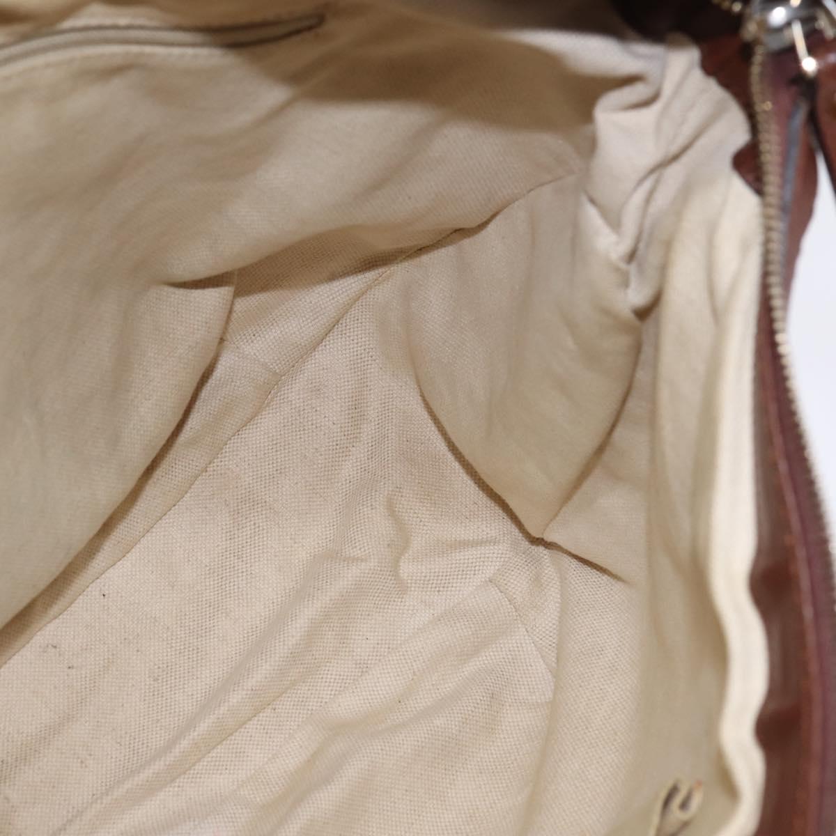 GUCCI Sukey GG Canvas Shoulder Bag Beige Gold 232955 Auth bs29486