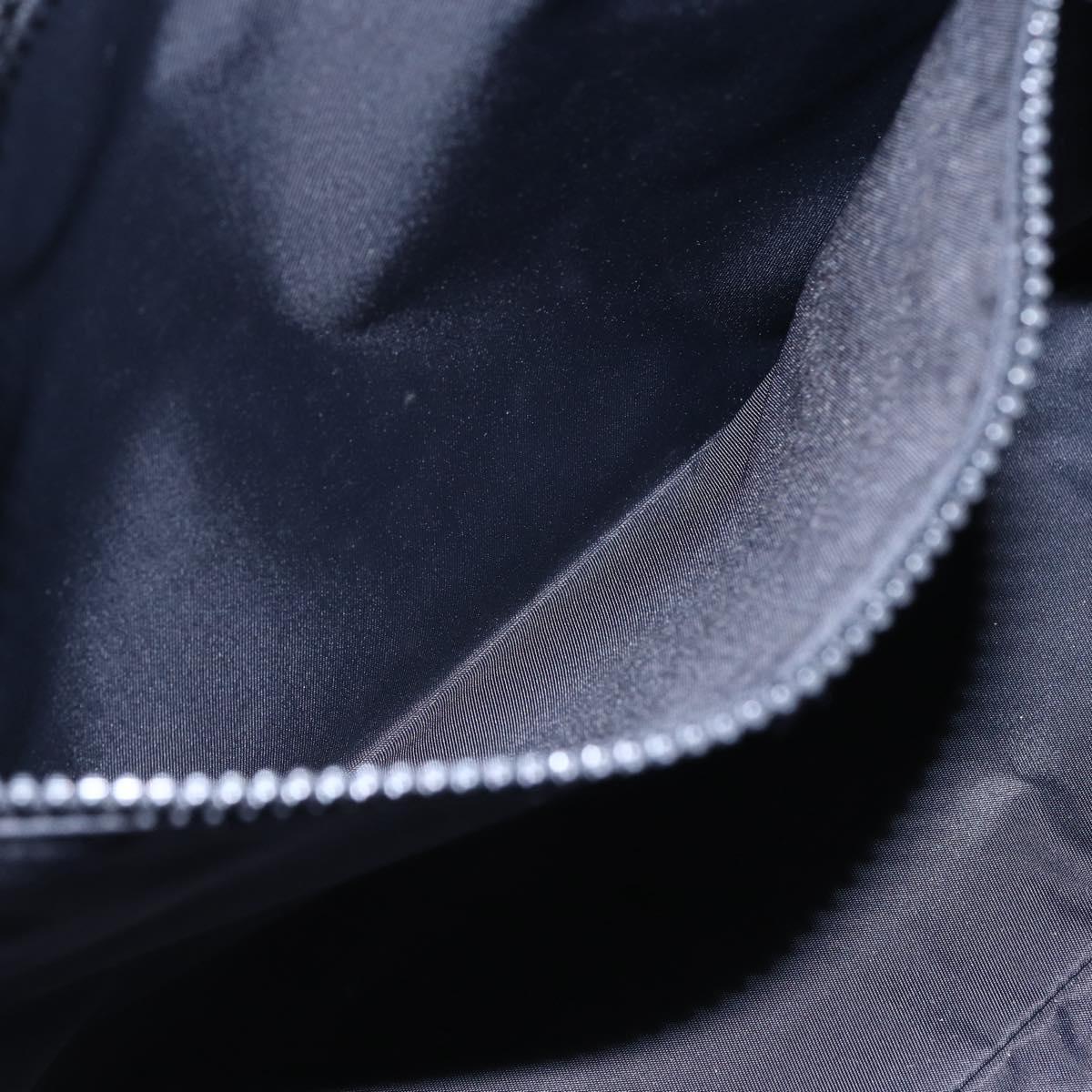 GUCCI GG Supreme Tote Bag PVC Leather 2way Black 162785 Auth bs29492