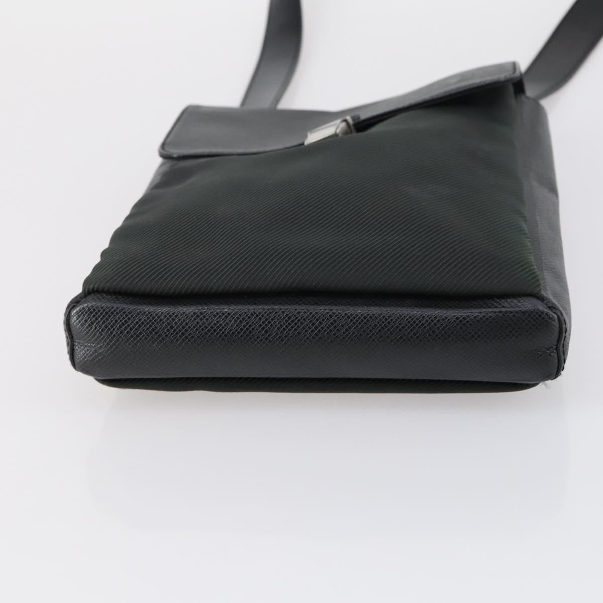 LOUIS VUITTON Taiga Saratov PM Shoulder Bag Ardoise M30892 LV Auth bs29502