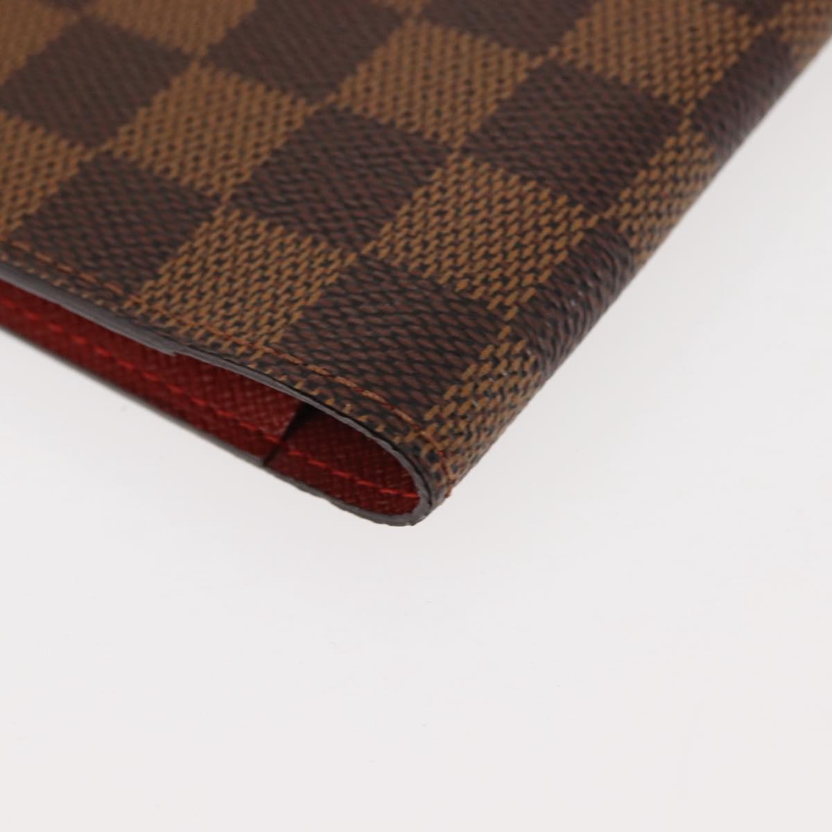 LOUIS VUITTON Damier Ebene CD Holder Pouch N62935 LV Auth bs29503