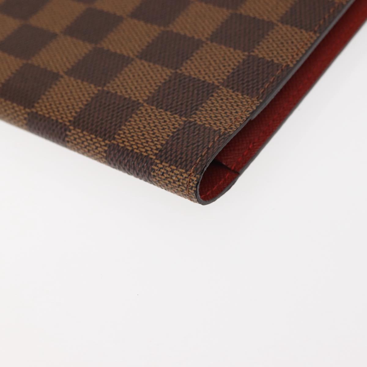 LOUIS VUITTON Damier Ebene CD Holder Pouch N62935 LV Auth bs29503