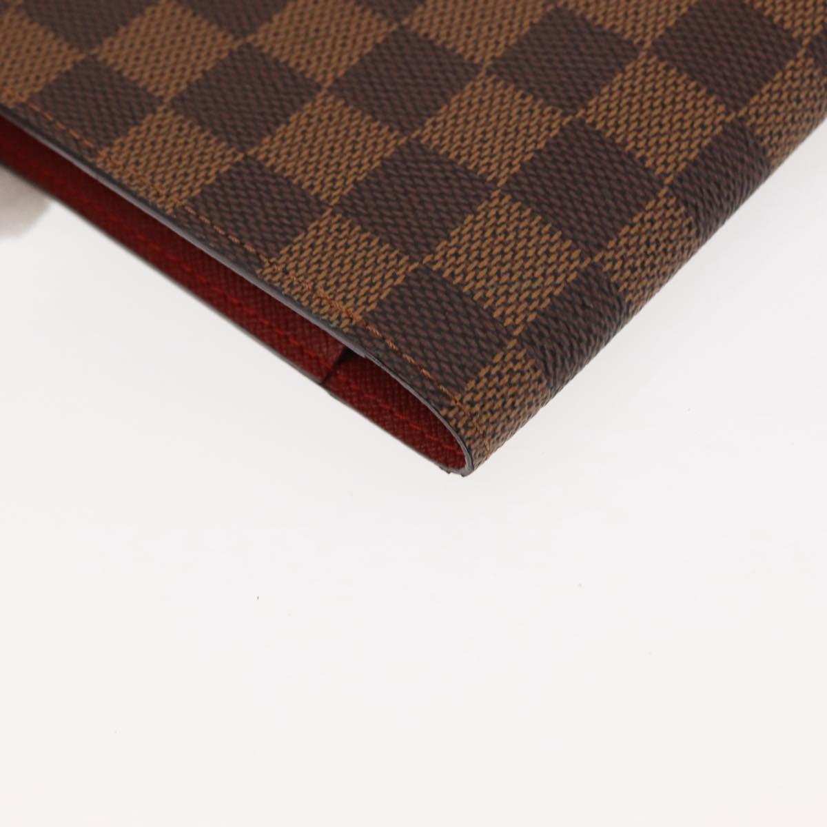 LOUIS VUITTON Damier Ebene CD Holder Pouch N62935 LV Auth bs29503