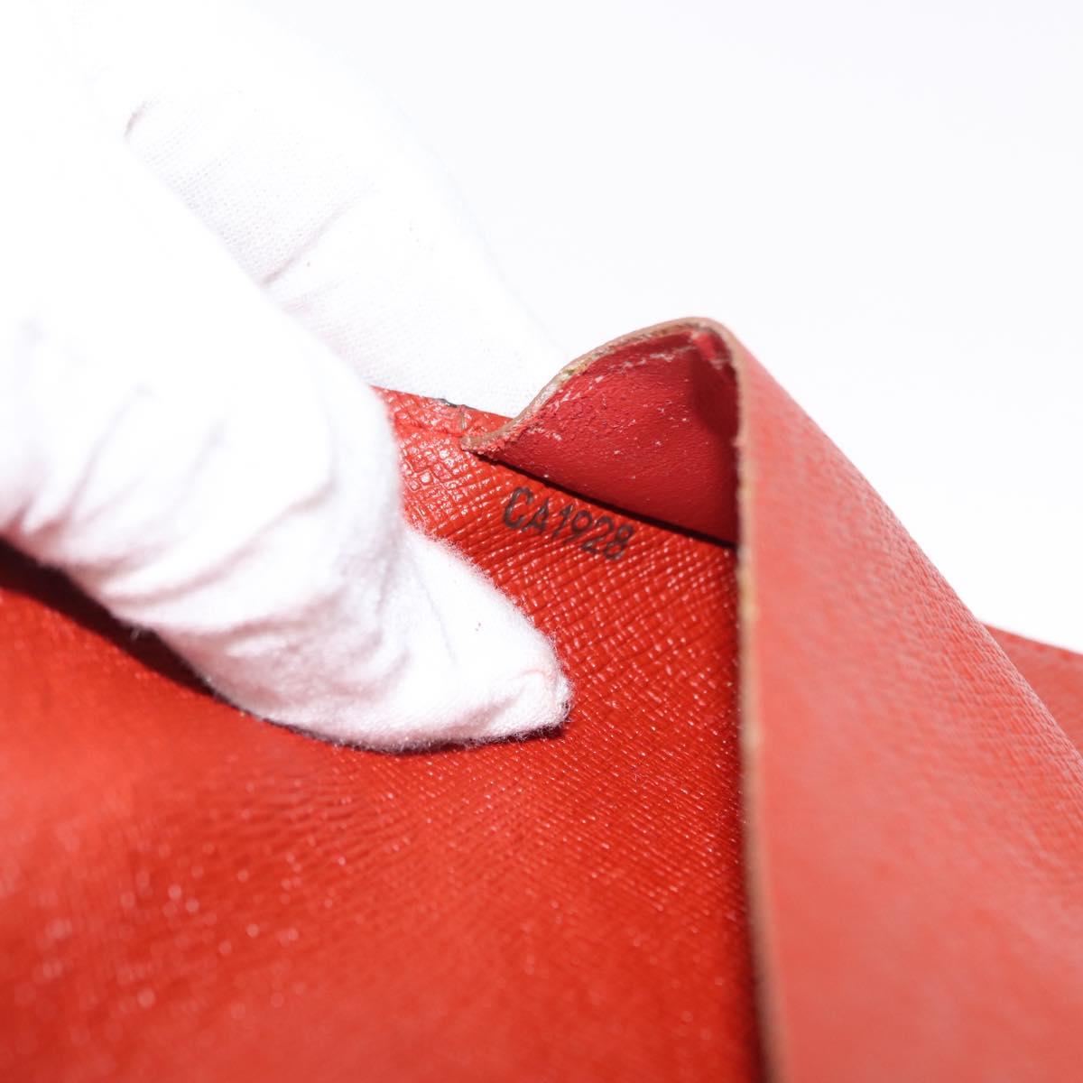 LOUIS VUITTON Damier Ebene CD Holder Pouch N62935 LV Auth bs29503