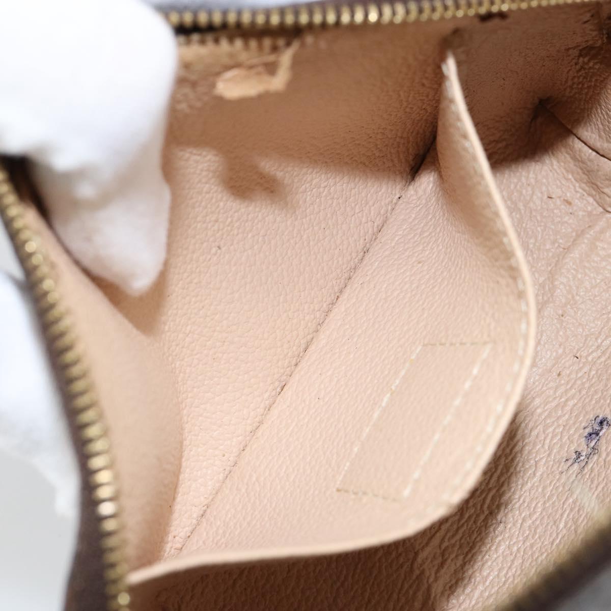 LOUIS VUITTON Monogram Pochette Cosmetic PM Cosmetic Pouch M47515 Auth bs29513