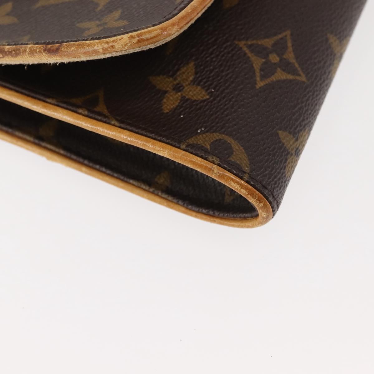 LOUIS VUITTON Monogram Pochette Twin GM Shoulder Bag M51852 LV Auth bs29514