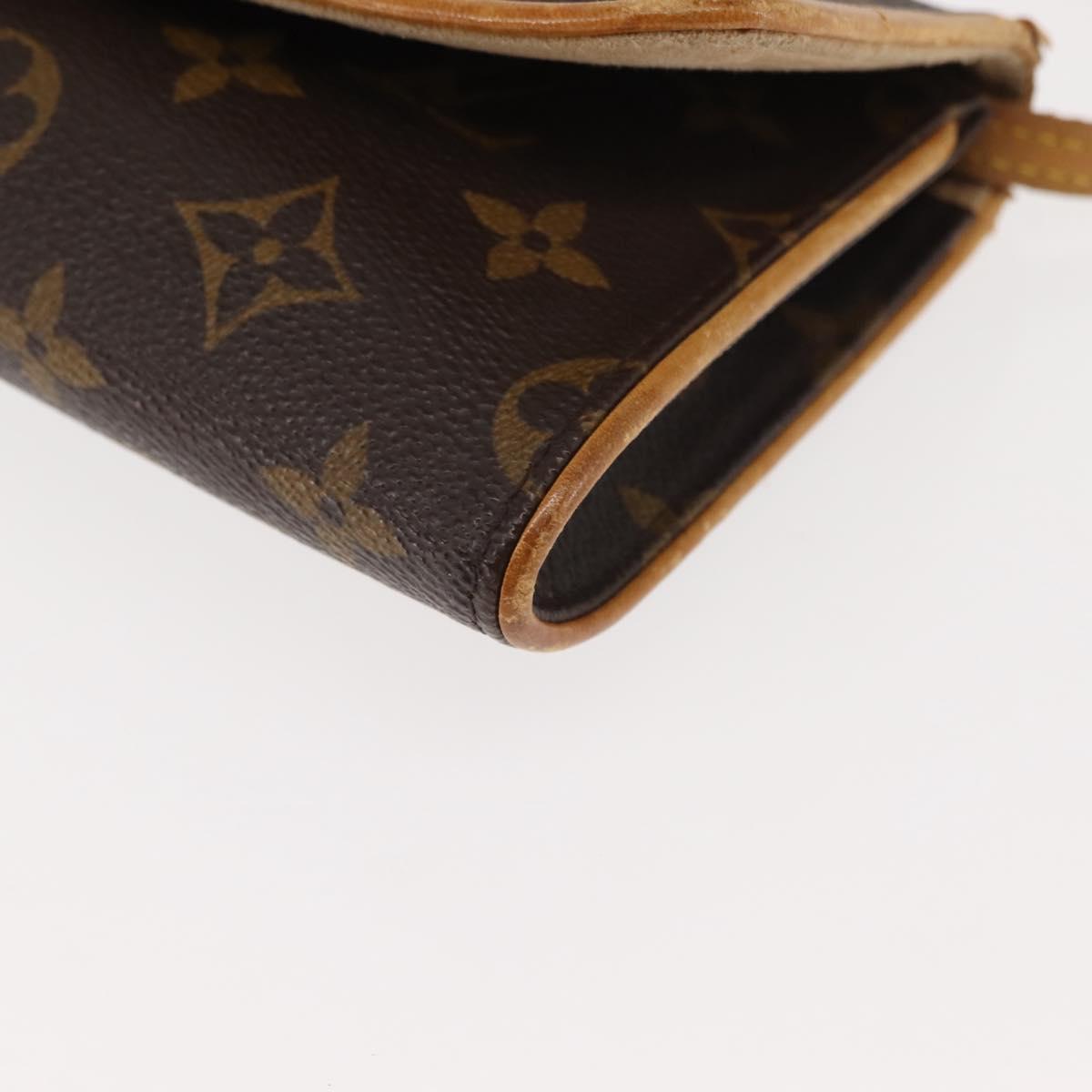 LOUIS VUITTON Monogram Pochette Twin GM Shoulder Bag M51852 LV Auth bs29514