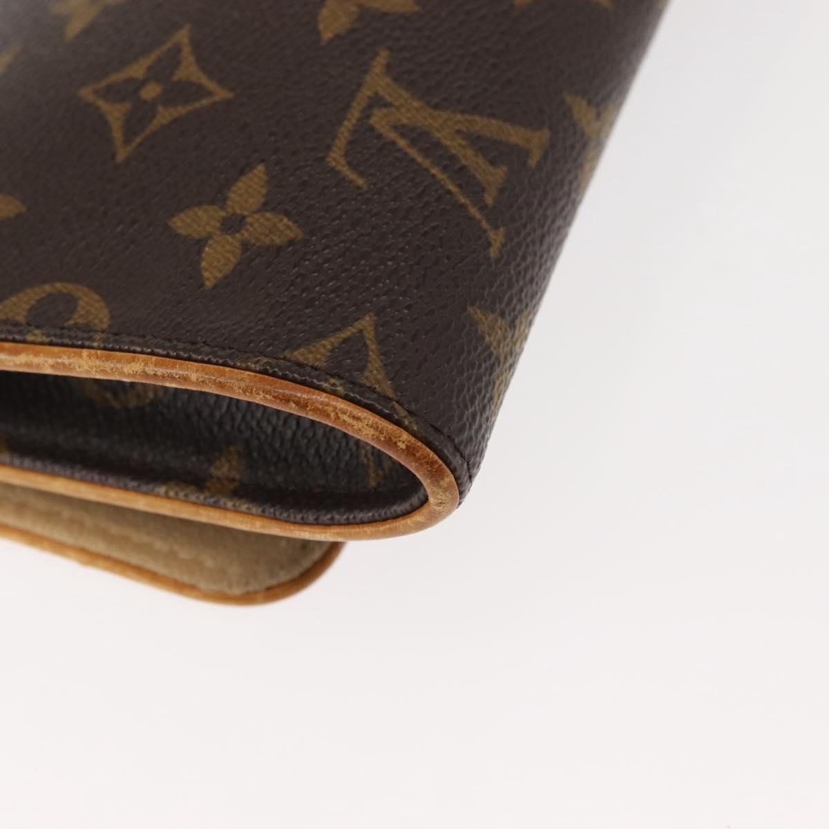 LOUIS VUITTON Monogram Pochette Twin GM Shoulder Bag M51852 LV Auth bs29514
