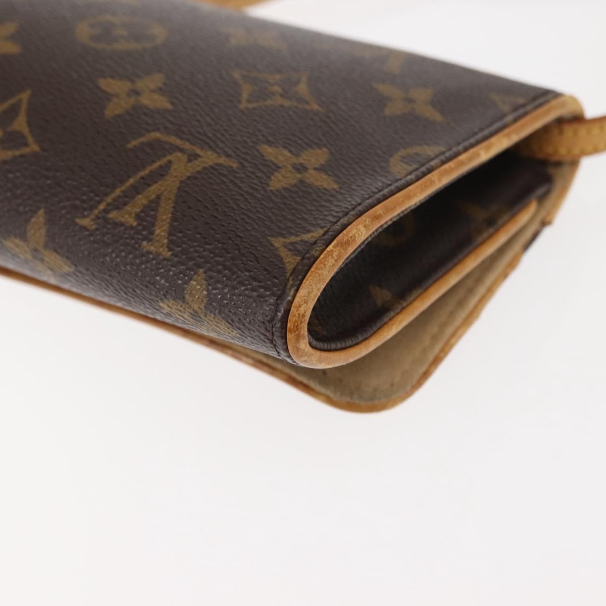 LOUIS VUITTON Monogram Pochette Twin GM Shoulder Bag M51852 LV Auth bs29514