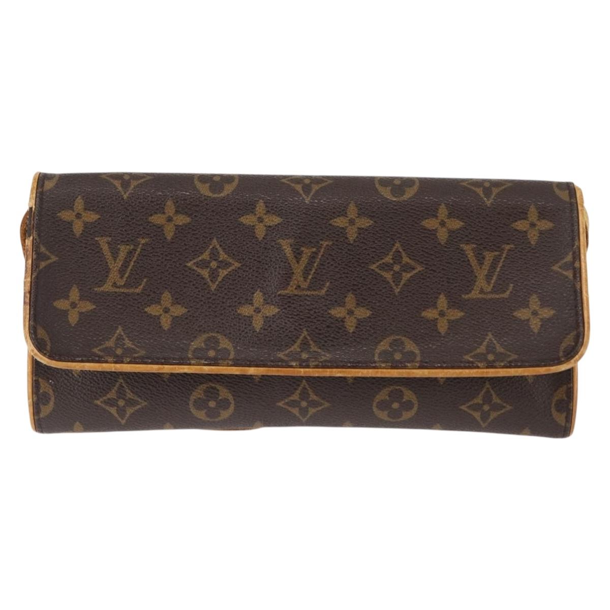 LOUIS VUITTON Monogram Pochette Twin GM Shoulder Bag M51852 LV Auth bs29514