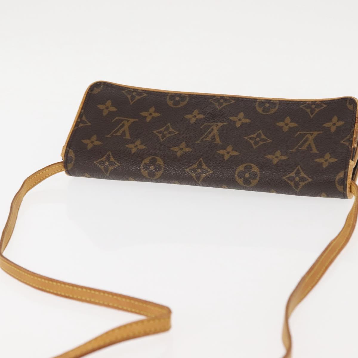 LOUIS VUITTON Monogram Pochette Twin GM Shoulder Bag M51852 LV Auth bs29514