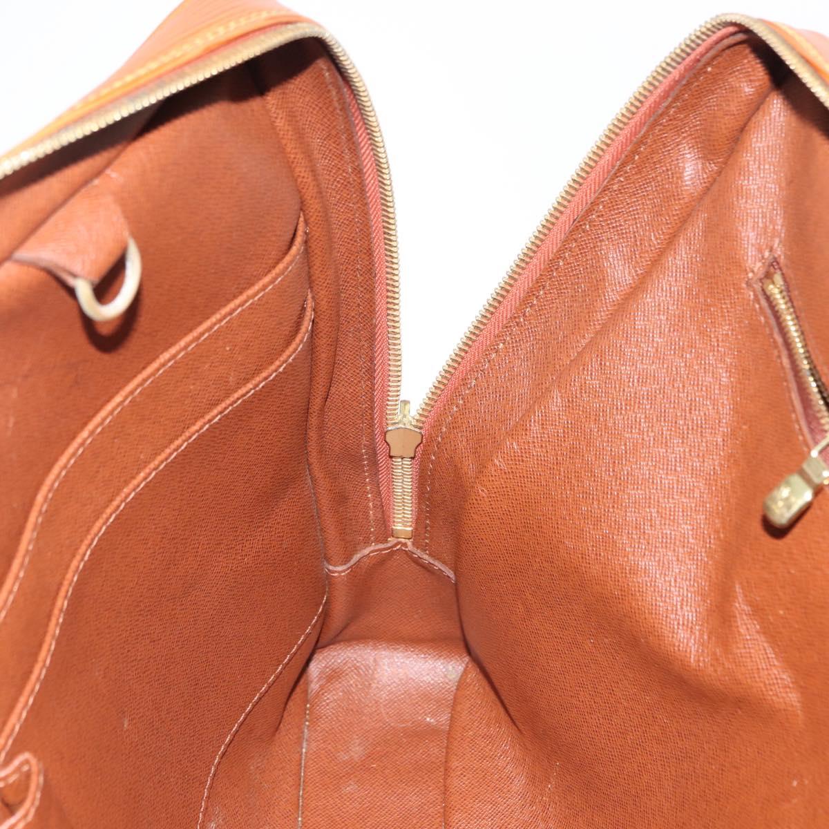 LOUIS VUITTON Epi Porte Documents Voyage Bag Zipangu Gold M54478 Auth bs29515