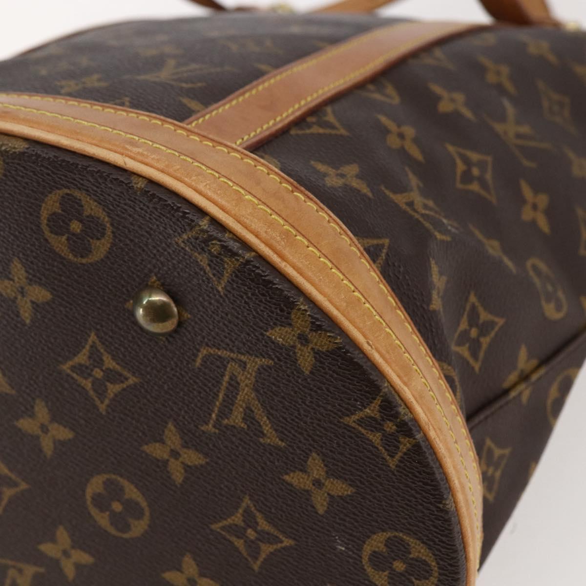 LOUIS VUITTON Monogram Bucket GM Shoulder Bag M42236 LV Auth bs29520