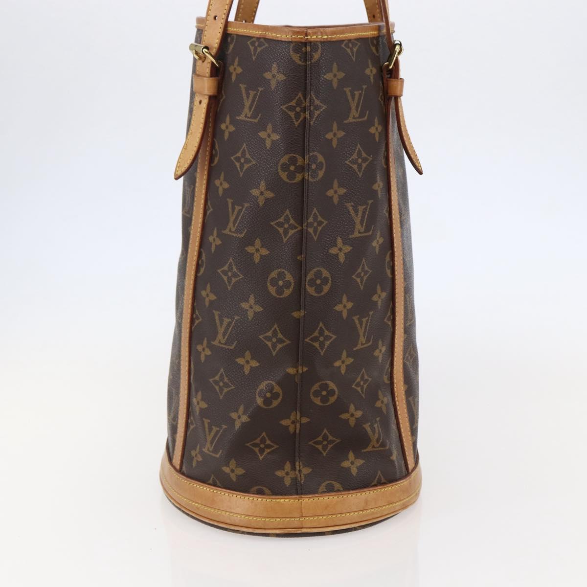 LOUIS VUITTON Monogram Bucket GM Shoulder Bag M42236 LV Auth bs29520