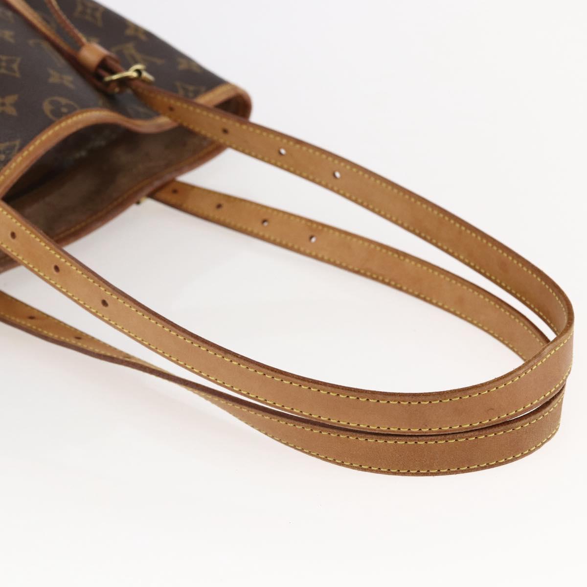 LOUIS VUITTON Monogram Bucket GM Shoulder Bag M42236 LV Auth bs29520
