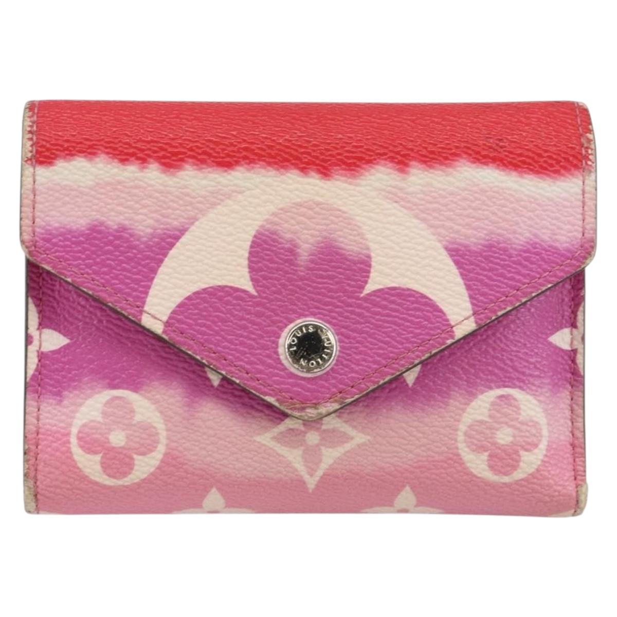 LOUIS VUITTON Escal Portefeuille Victorine Wallet Red M68842 LV Auth bs29522